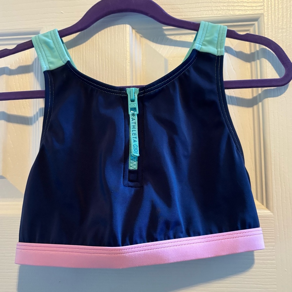 Athleta Girl Colorblock Bikini Top